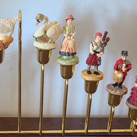 House of LLoyd Christmas Around The World 12 Days of Christmas Centerpiece Boxed - Picture 5 of 7